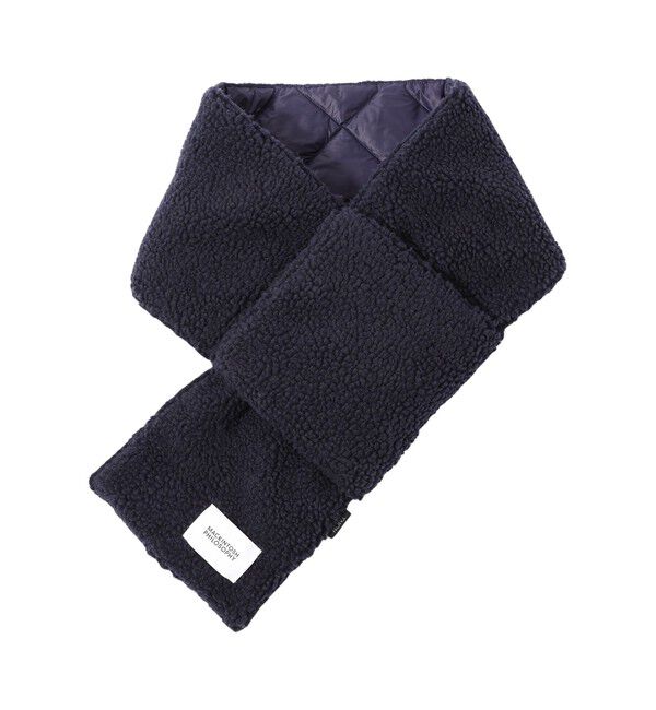 MACKINTOSH PHILOSOPHY「タフタ&times;ボア リバーシブルダウンマフラー with TAION」|マフラー|