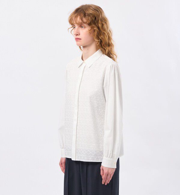 MACKINTOSH PHILOSOPHY「エンブロイダリーレースシャツ」|シャツ・ブラウス|