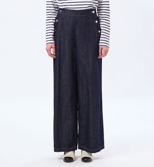 MACKINTOSH PHILOSOPHY「コットンリネンデニムマリンパンツ」|デニム|