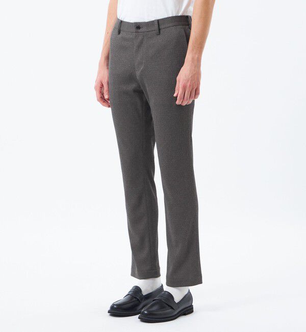 MACKINTOSH PHILOSOPHY「テーラードジャーシー パンツ ミニワッフル」|スラックス|