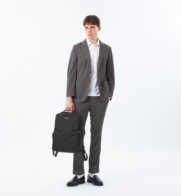 MACKINTOSH PHILOSOPHY「テーラードジャーシー パンツ ミニワッフル」|スラックス|