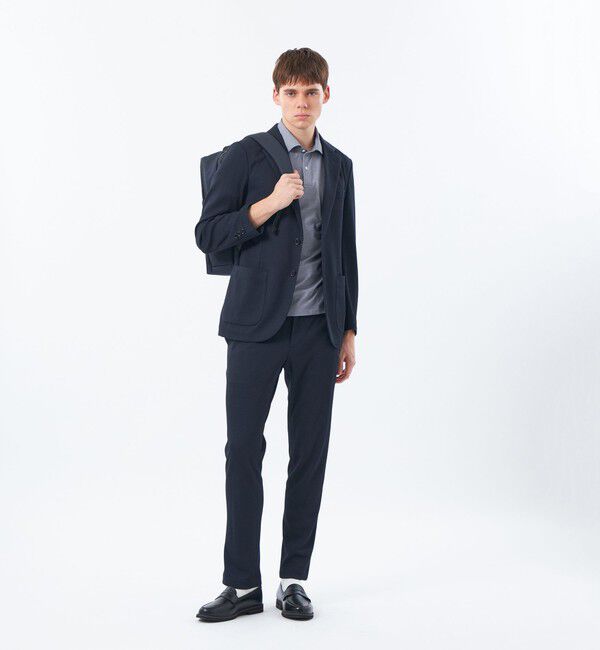 MACKINTOSH PHILOSOPHY「テーラードジャーシー パンツ ミニワッフル」|スラックス|