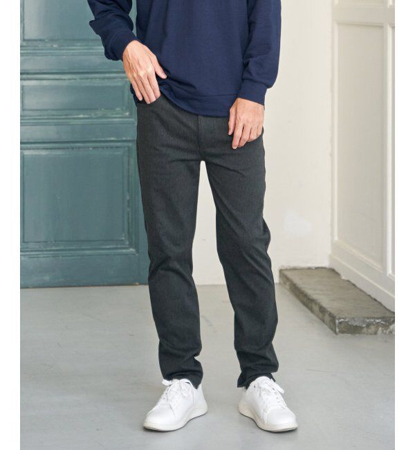 ikka「【雑誌MonoMax4月号掲載】GOKU楽パンツ EASY STRETCH 5ポケット「小泉孝太郎さん着用モデル」」|その他|