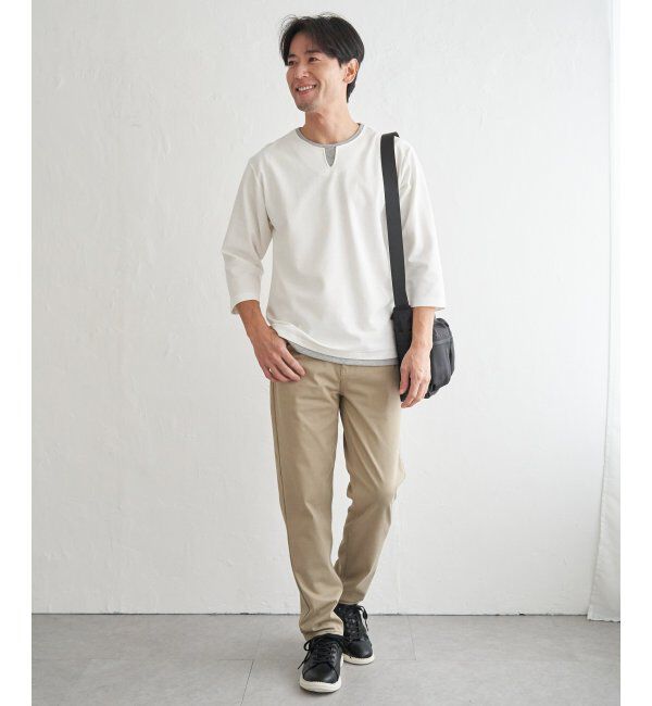 ikka「【雑誌MonoMax4月号掲載】GOKU楽パンツ EASY STRETCH 5ポケット「小泉孝太郎さん着用モデル」」|その他|