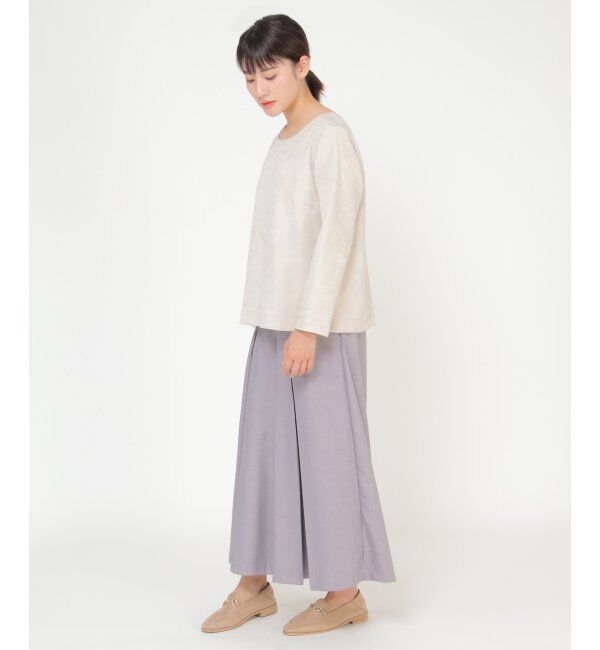 IKKA LOUNGE「ベロアダンボールプルオーバー」|Tシャツ・カットソー|