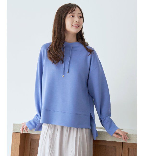 ikka「ダンボールニットスピンドルプルオーバー」|パーカー|