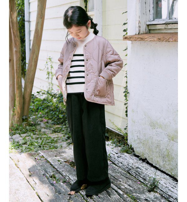 ikka kids「レースアップワイドパンツ（120~160cm）」|その他|
