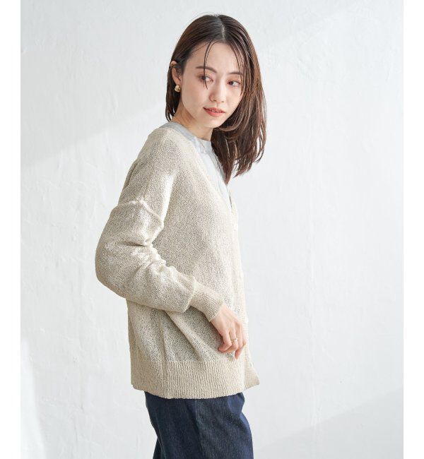 ikka「ブークレーVネックカーディガン」|その他|