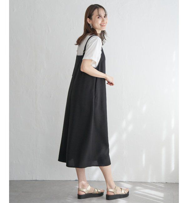 ikka「リネンライク２ＷＡＹキャミワンピＳＥＴ」|ワンピース|