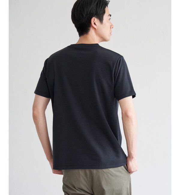 ikka「ポンチスリーメン刺繍Tシャツ」|Tシャツ・カットソー|