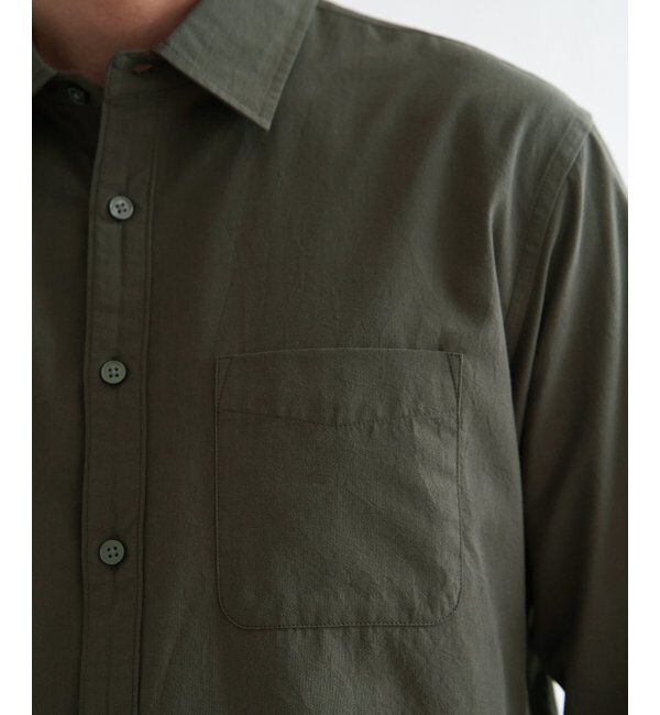 ikka「7.5分袖ドライタッチシャツ」|シャツ・ブラウス|