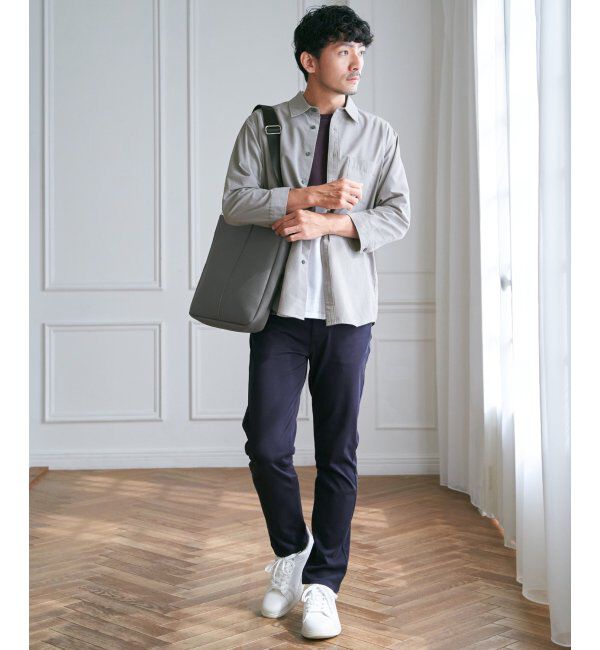 ikka「7.5分袖ドライタッチシャツ」|シャツ・ブラウス|