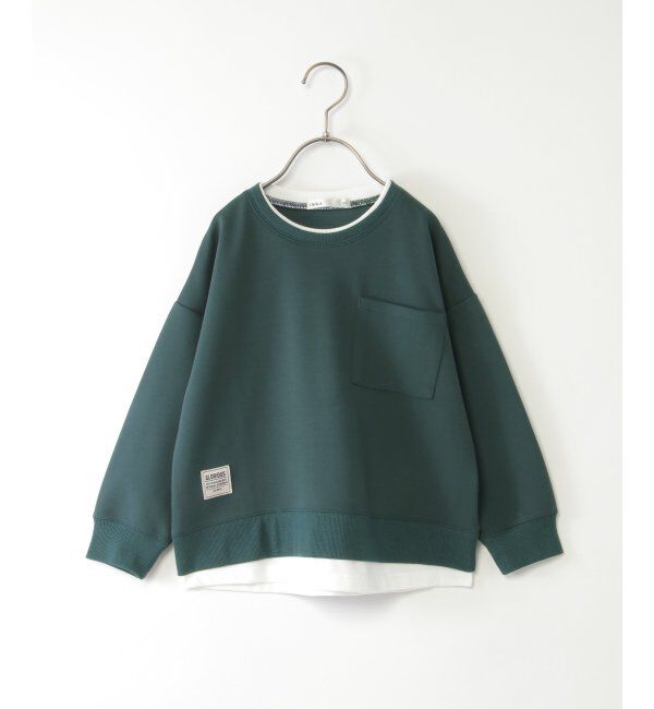 ikka kids「ゴクラクカノコDBレイヤーPO」|Tシャツ・カットソー|ダークグリーン