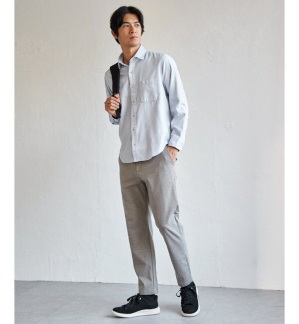 IKKA LOUNGE「デニムライクスイスカラーシャツ」|シャツ・ブラウス|