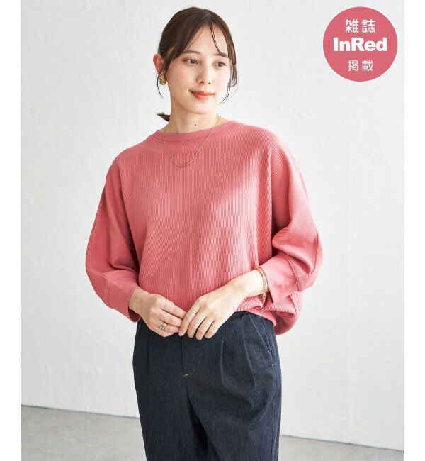 ikka「タックフライスドルマンプルオーバー」|その他|ピンク