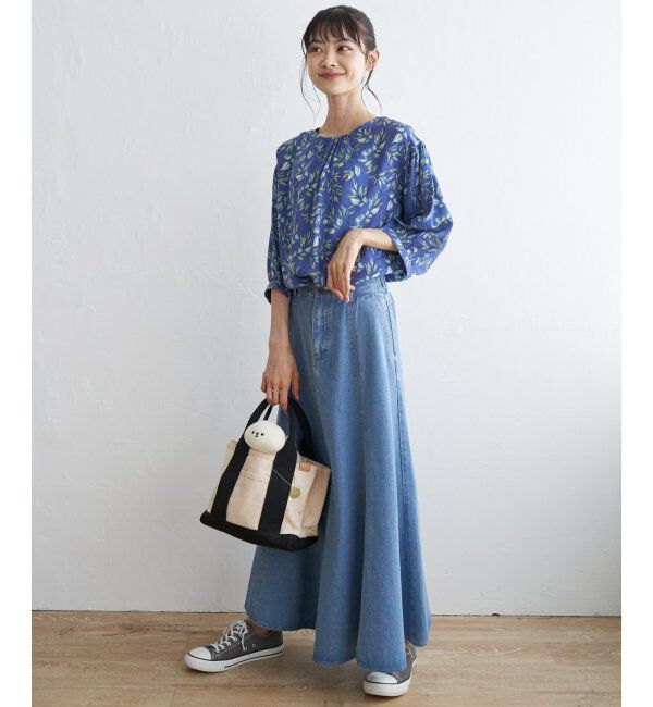 Lbc with Life「RN2WAYプリントブラウス」|シャツ・ブラウス|