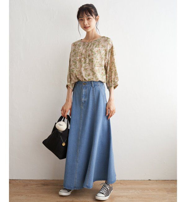 Lbc with Life「RN2WAYプリントブラウス」|シャツ・ブラウス|