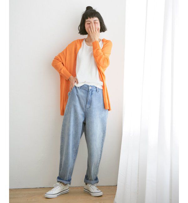 Lbc with Life「リネンライクトッパーカーディガン」|カーディガン|