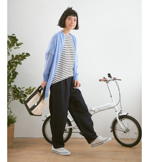 Lbc with Life「リネンライクトッパーカーディガン」|カーディガン|