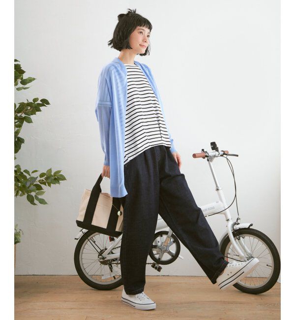 Lbc with Life「リネンライクトッパーカーディガン」|カーディガン|