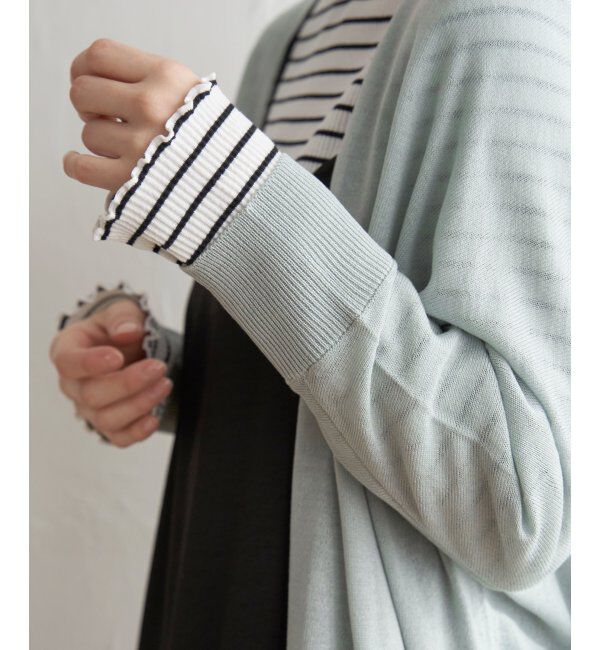 Lbc with Life「リネンライクトッパーカーディガン」|カーディガン|