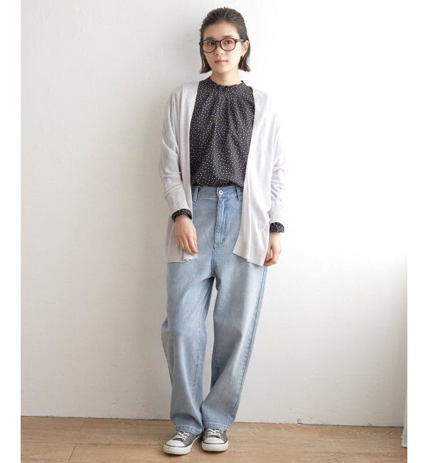 Lbc with Life「リネンライクトッパーカーディガン」|カーディガン|