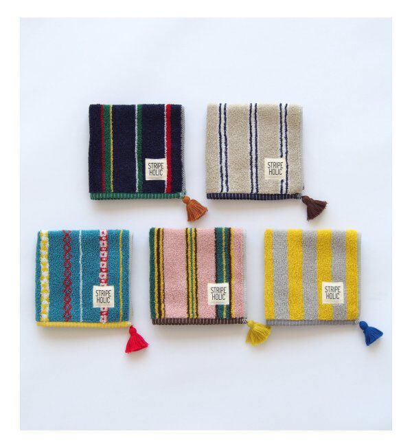 Lbc with Life「ストライプホリック ハンドタオル」|タオル|