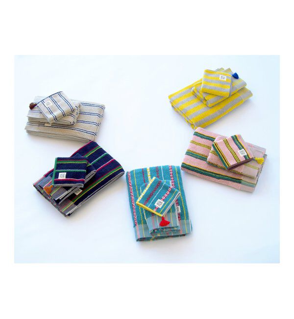 Lbc with Life「ストライプホリック ハンドタオル」|タオル|