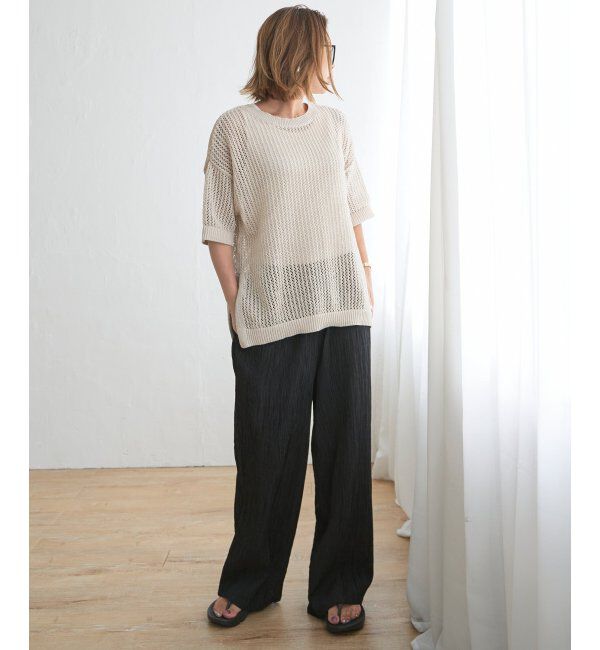 Lbc with Life「エアプリーツワイドイージーパンツ」|その他|