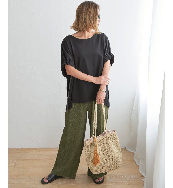 Lbc with Life「エアプリーツワイドイージーパンツ」|その他|