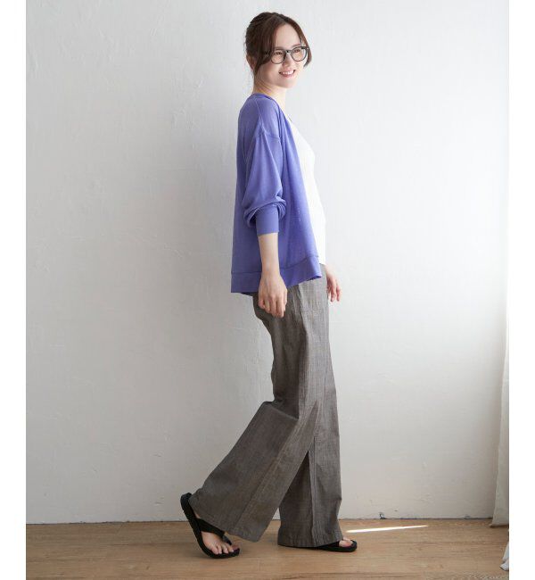 Lbc with Life「接触冷感シアーカーディガン」|カーディガン|