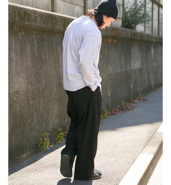 VENCE share style「【Goodwear】ヘンリーネックBIGロンT」|Tシャツ・カットソー|