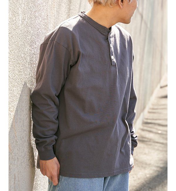 VENCE share style「【Goodwear】ヘンリーネックBIGロンT」|Tシャツ・カットソー|