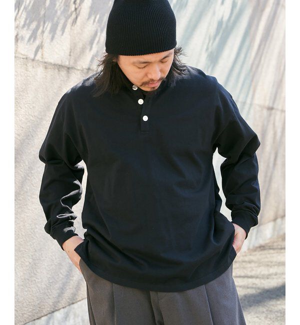 VENCE share style「【Goodwear】ヘンリーネックBIGロンT」|Tシャツ・カットソー|