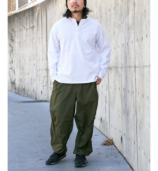 VENCE share style「【Goodwear】ヘンリーネックBIGロンT」|Tシャツ・カットソー|