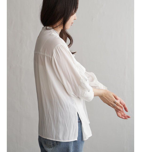 VENCE share style「袖フリルブラウス」|シャツ・ブラウス|