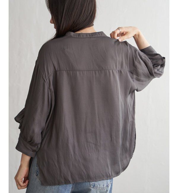 VENCE share style「袖フリルブラウス」|シャツ・ブラウス|