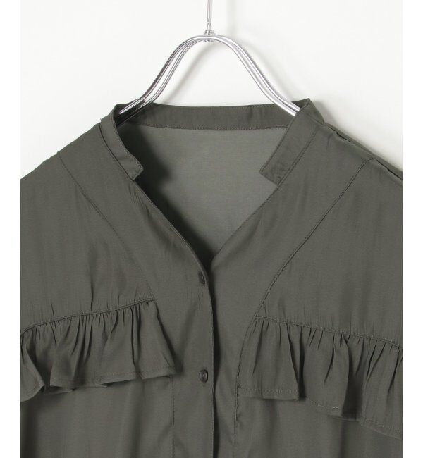 VENCE share style「袖フリルブラウス」|シャツ・ブラウス|