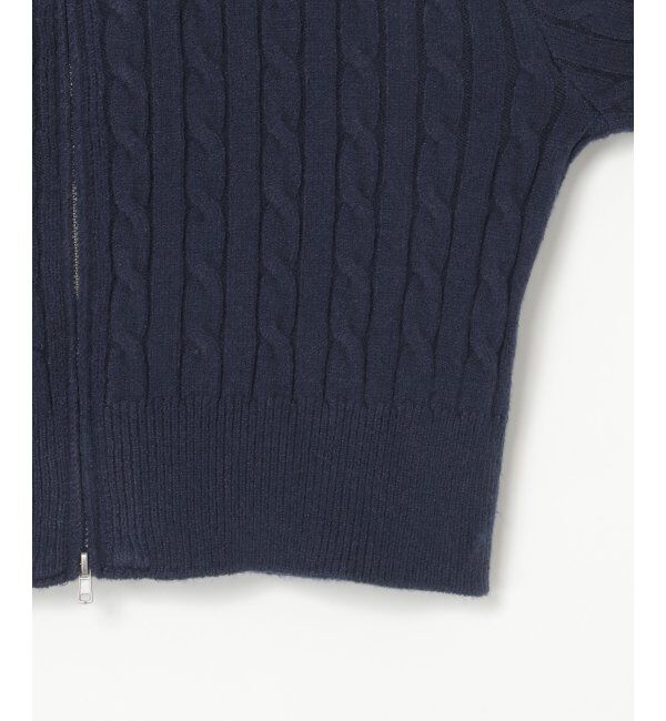 VENCE share style「BEVERLY HILLS POLO CLUB ケーブル編みポロカーデ」|カーディガン|