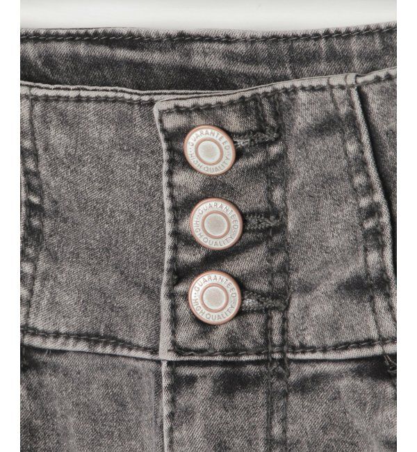 VENCE share style「サイドカットアウトリボンフレア」|デニム|