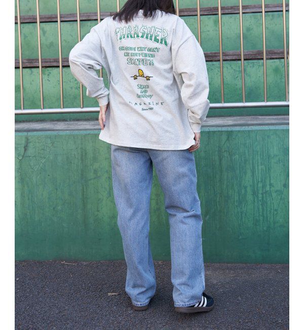 VENCE share style「THRASHER スラッシャー マークゴンザレスロゴロンＴ」|Tシャツ・カットソー|