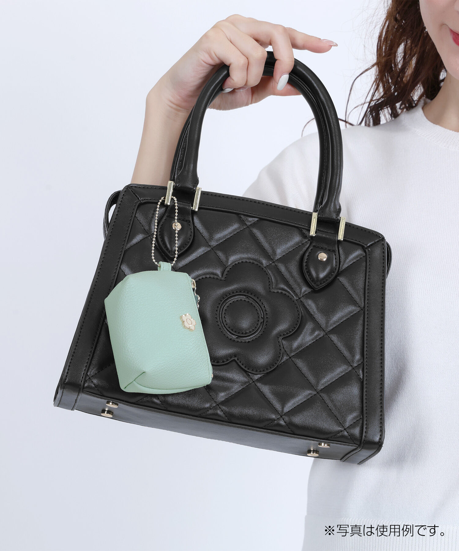 MARY QUANT「シュリンクエポデイジー 舟型ポーチミニミニ」|ポーチ|