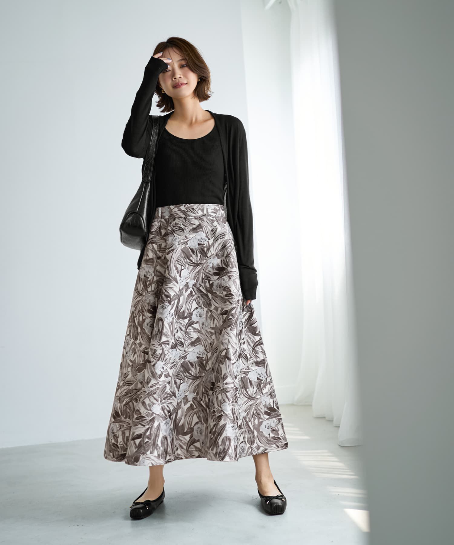 STYLE DELI「薄手なヌケ感とろみニットカーデセット」|Tシャツ・カットソー|