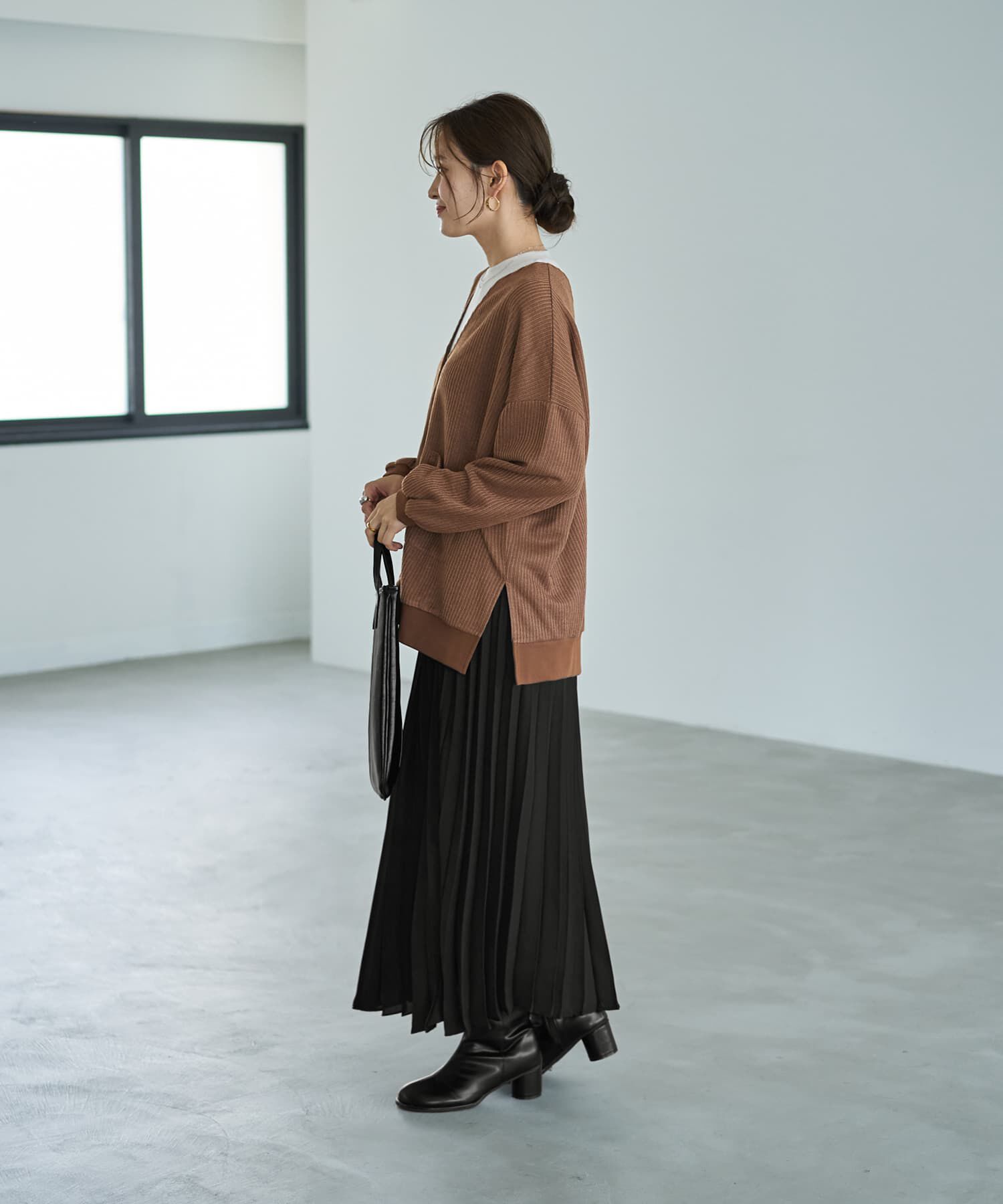 STYLE DELI「リラックスニットソーカーディガン」|カーディガン|