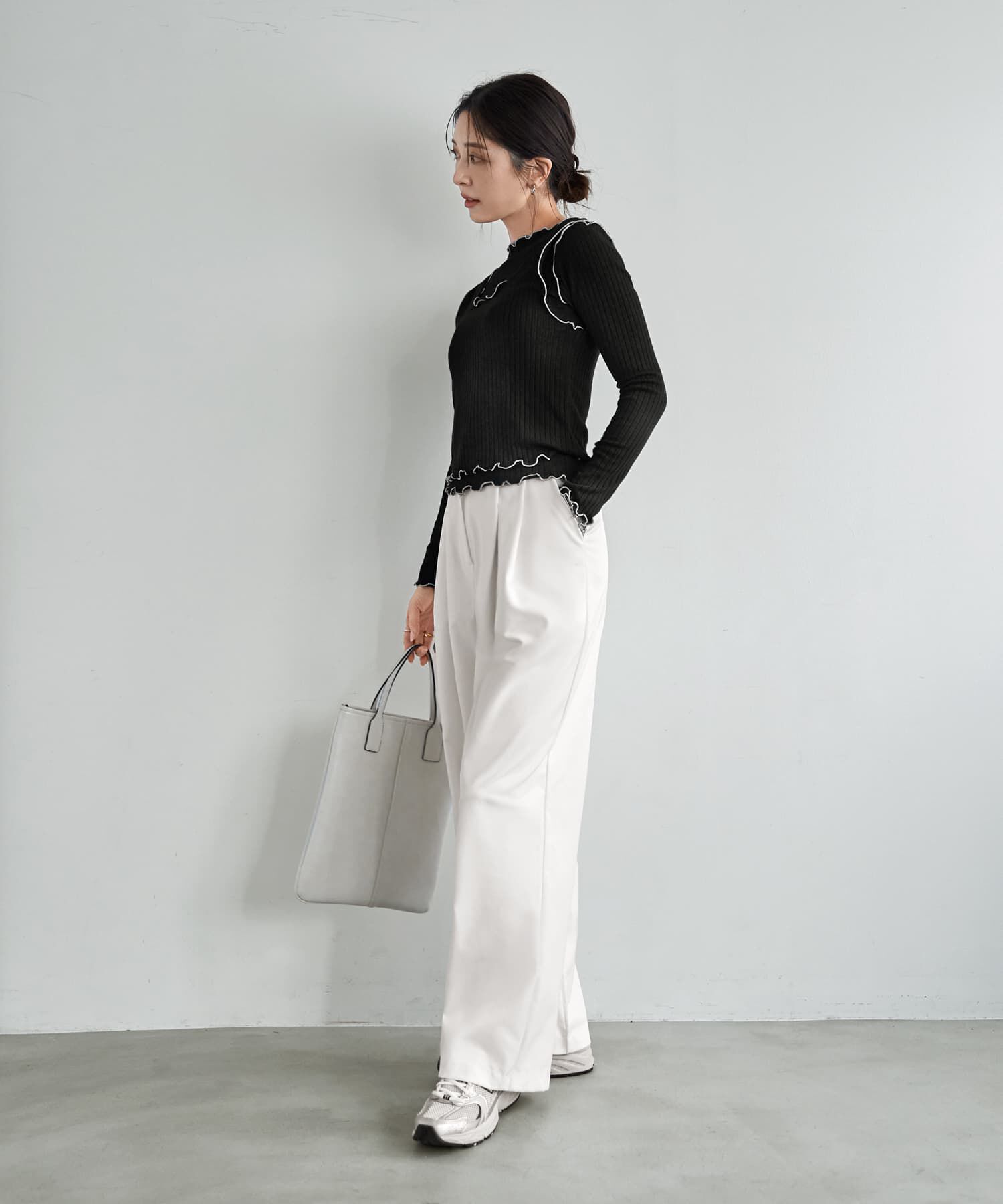 STYLE DELI「メロウリブ◆ベストレイヤードトップス」|Tシャツ・カットソー|