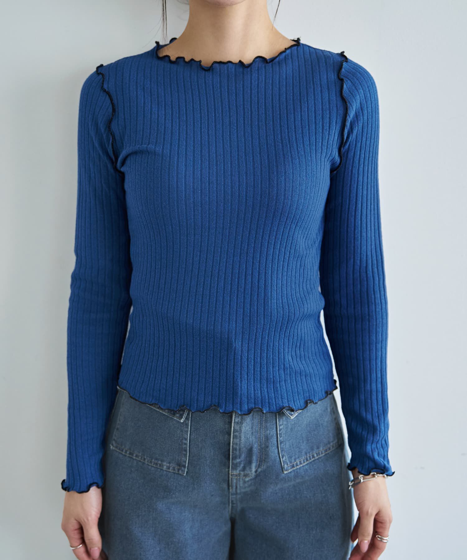 STYLE DELI「メロウリブ◆ベストレイヤードトップス」|Tシャツ・カットソー|