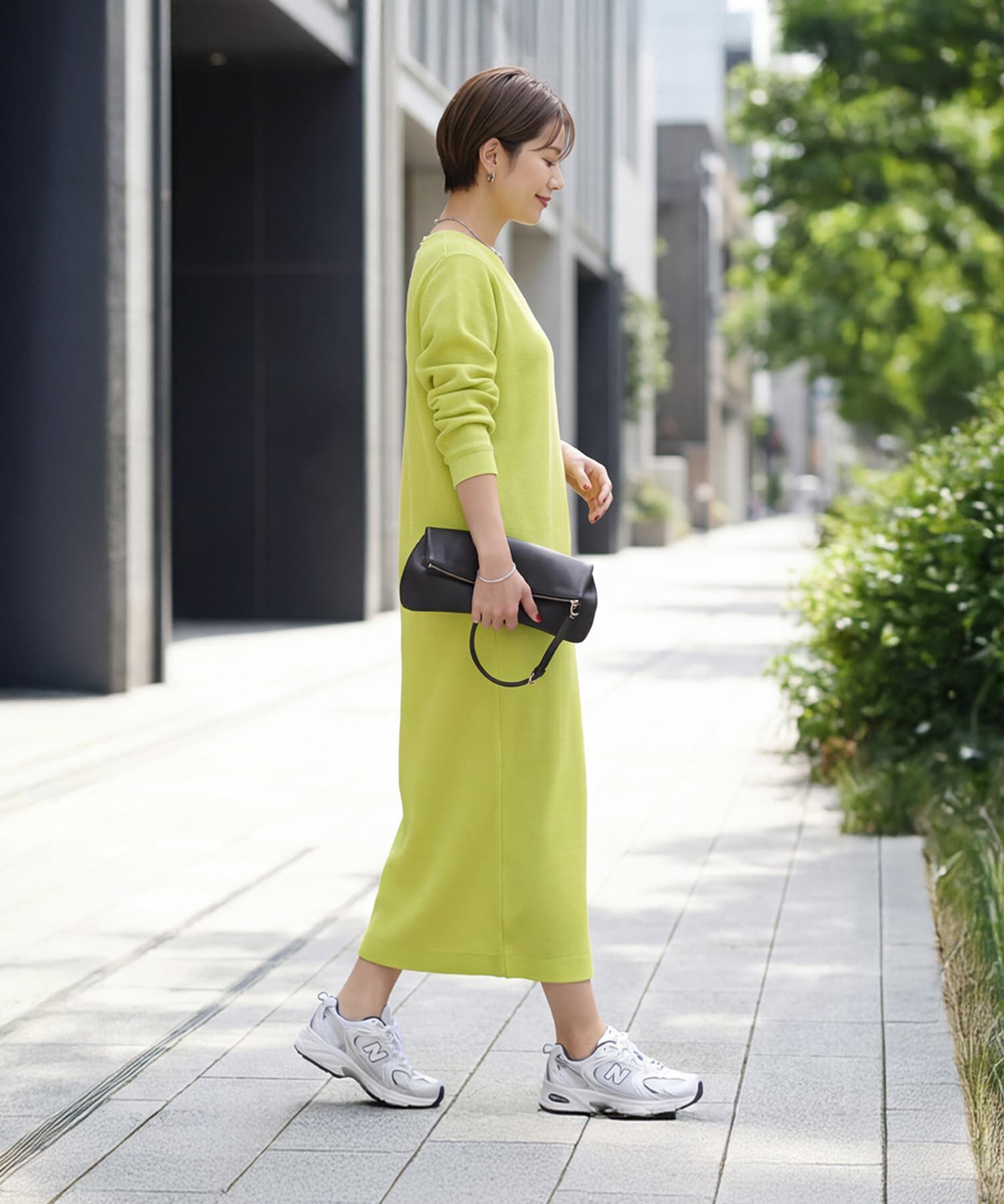 STYLE DELI「サーマル編みVネックワンピース」|ワンピース|