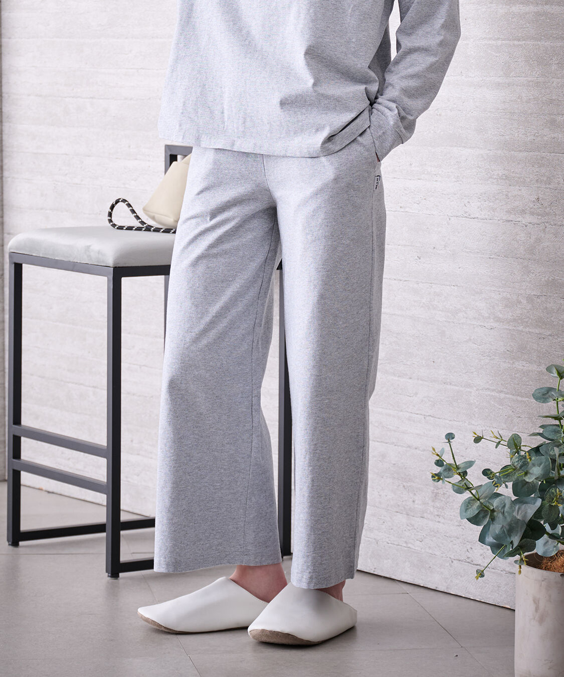 PAUL&JOE「ヌネット＆ジプシーワッペン　 コットン ロングパンツ」|ルームウェア|