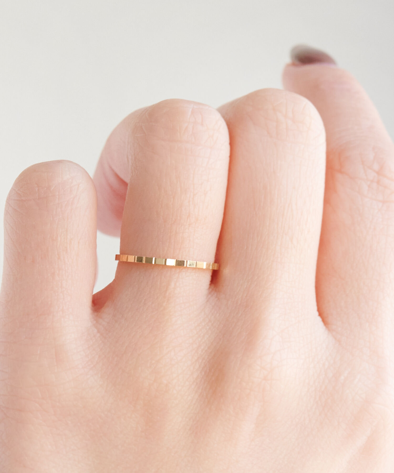 JUPITER「【K10】スリムリング/ゴールド」|リング|