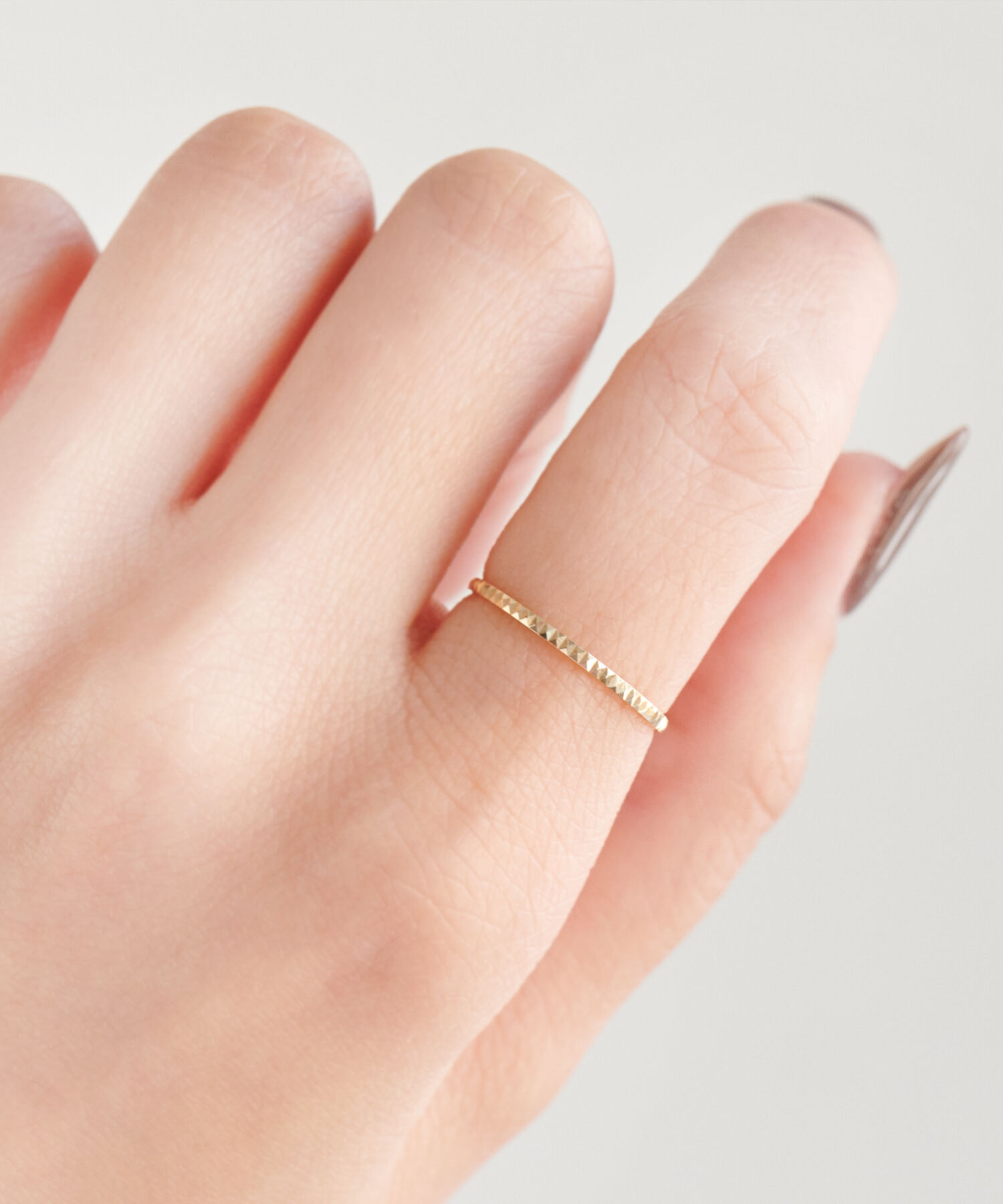 JUPITER「【K10】スリムリング/ゴールド」|リング|